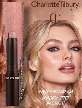 Charlotte Tilbury Easy Eye Date Night Cream Shadow Stick Baby Pink Shimmer